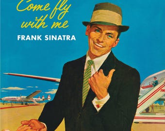 フランク・シナトラ「カム・フライ・ウィズ・ミー」（バージョンA）ファインアートプリント（1958年）