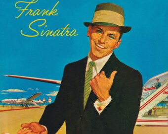 Frank Sinatra ""Komm flieg mit mir" (Version B)" Kunstdruck (1958)"