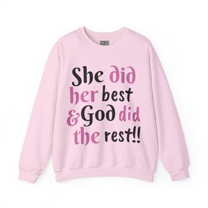 Religious text graphic Sweatshirt, Christian Crewneck, Bible Verse Jumper, Inspirational Pullover, Faith Apparel, Unisex Comfortable Top