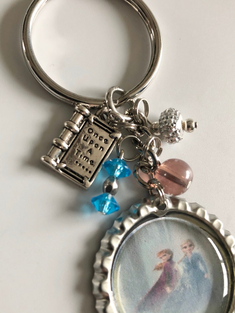 Frozen 2 Anna Elsa Keychain Disney Etsy