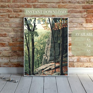 Maryland Travel Poster – Assateague Island - Digital Download