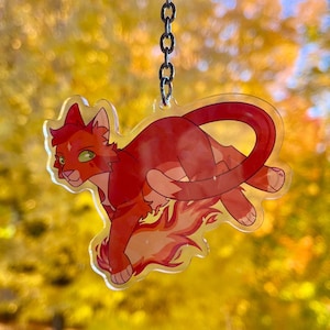 Fire and Scourge Warriors Keychains - Etsy