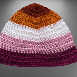 Crochet Pride Beanie