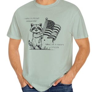 Proud Immigrant Graphic T-Shirt: Unisex Comfort Colors Tee