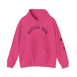 Soccer Mom Hooded Sweatshirt - Cozy Apparel for Soccer Enthusiasts, Perfect for Game Days, Gifts for Sports Moms, Casual Wear, Match Day