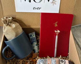 luxe cadeauset voor moeder-perfecte cadeauset voor Moederdag of verjaardag- attente essentials-cadeauset voor haar- knuffel in een doos- hygge-cadeaudoos