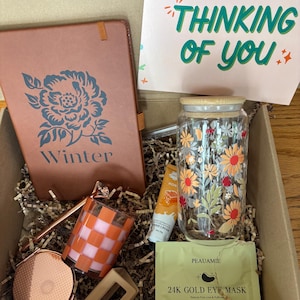 Fall gift box for friends, Gift for women, Birthday gift for her, Care package, self care gift box, Thank you, Winter gift, Cozy Fall, Huggy