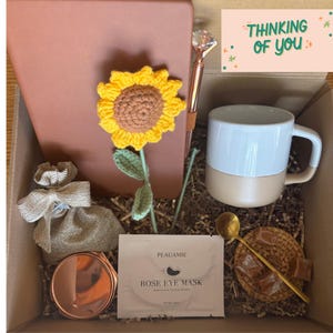 Sending Love in a Box – Self Care Package for Her, Comfort Gift Set, Post-Surgery Recovery Box, Hug in a Box, Thinking of You Gift