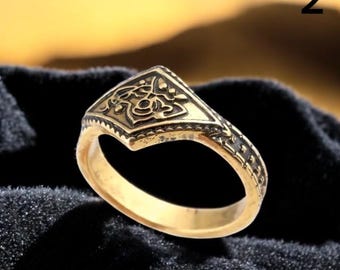 Dark Souls Ring, Cosplay Jewelry, Ring of Favor, Replica Cosplay Ring, Gift for Him, Dark Fantasy Ring, Gamer Jewelry, Dark Souls Jewelry