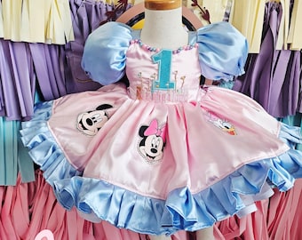 Vestido inspirado en los amigos de Disney