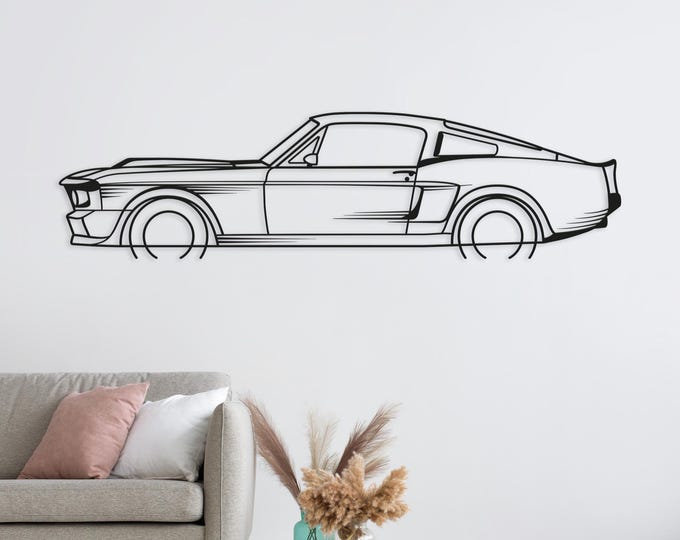 Auto Metal wall art for  Must ang ELEA NOR G T-5 00 1967