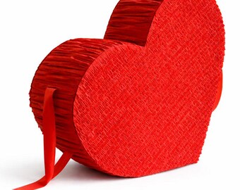 Piñata de corazón hecha a mano: decoración romántica y accesorio para sesión de fotos. Envío gratuito a la UE.