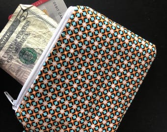 geometric shapes pattern coin purse