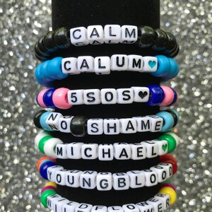 Custom 5 Seconds of Summer Bracelets 5sos Bracelet 5sos - Etsy