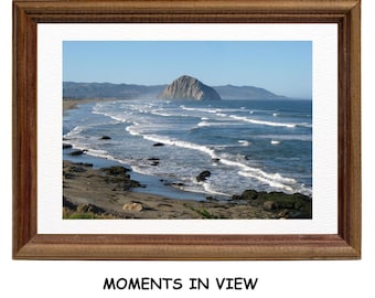 Morro Bay Rock and Waves