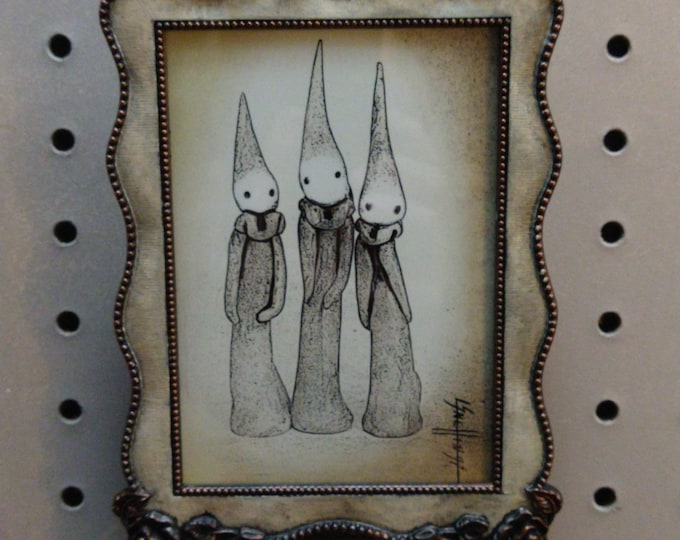 Three Little Souls - Framed