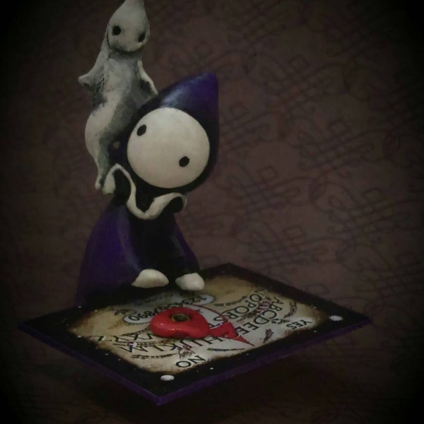 Ouija Poppet and Ghost - Lisa Snellings