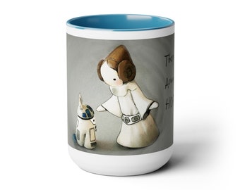 Poppet and Bibbit in Star Wars Two-Tone Coffee Mugs, 15oz