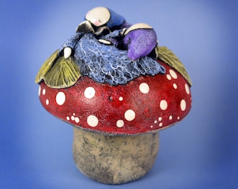 Tuckered Out - Limited edition sculpture by Lisa Snellings