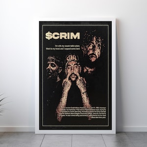 Póster premium de Suicideboys, póster enrollado, decoración de hip hop, regalo para amantes de la música, decoración de habitaciones de estilo vintage, estética del hogar