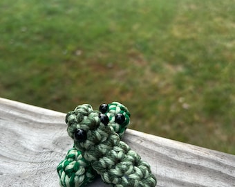 Crocheted Pickle Fidget Toy