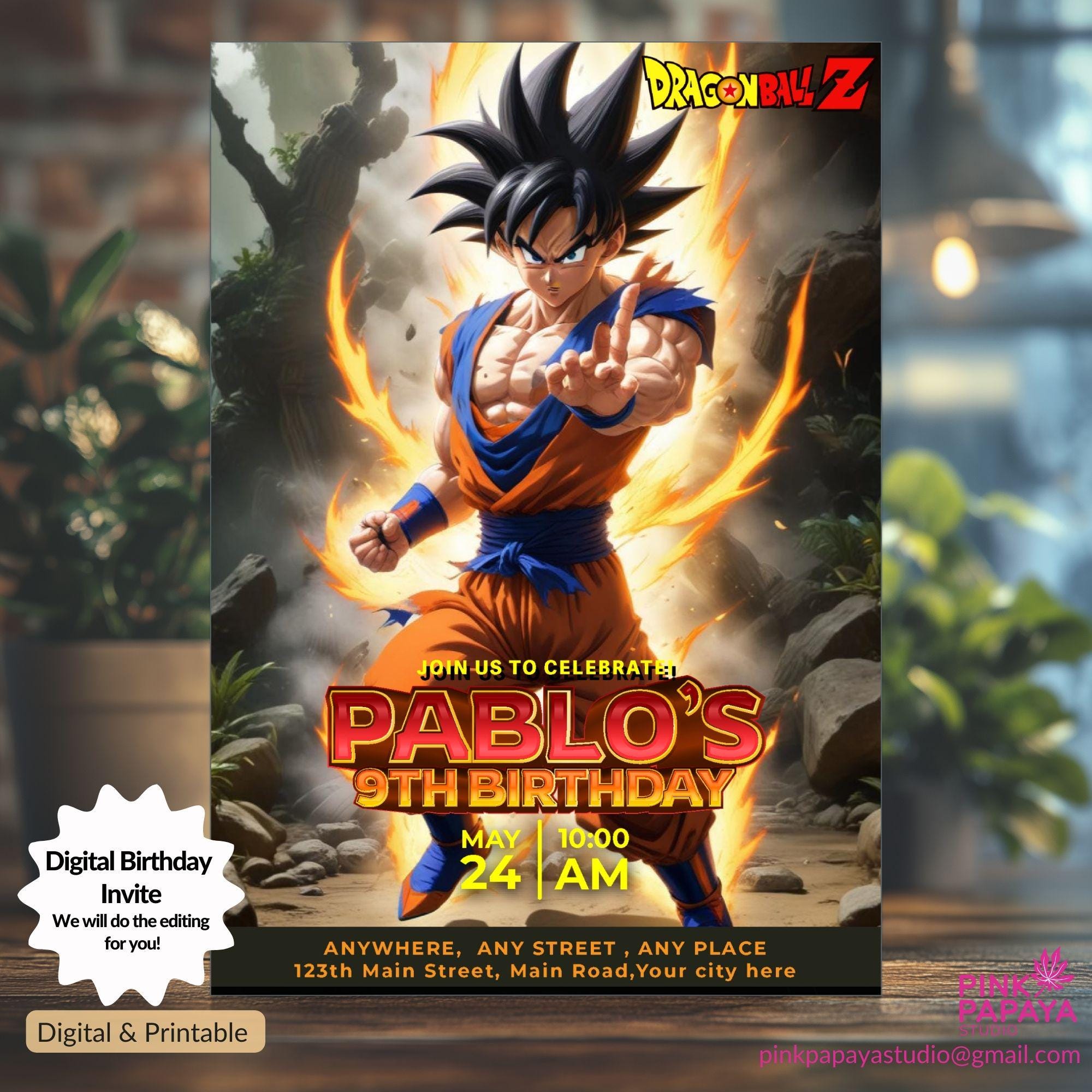 Dragon ball birthday card - Etsy 日本