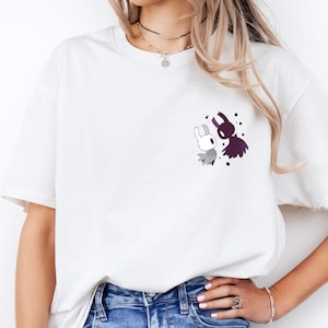 Unisex Hollow Knight Gaming T-Shirt, Knight and Hornet Tee, Gift for Him