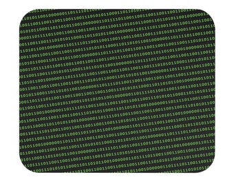 Tappetino per mouse con codice binario / Tappetino per mouse "Vaffanculo" / Regalo divertente per programmatore / Tappetino da scrivania per programmatore / Regalo per ufficio tecnologico