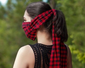 LumberJane Bow Face Mask