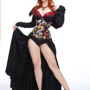 Dracula Long Line Corset image 2