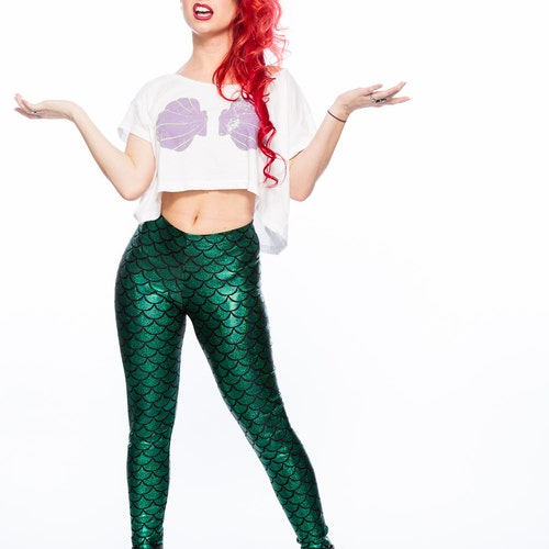 Mermaid Leggings - Etsy