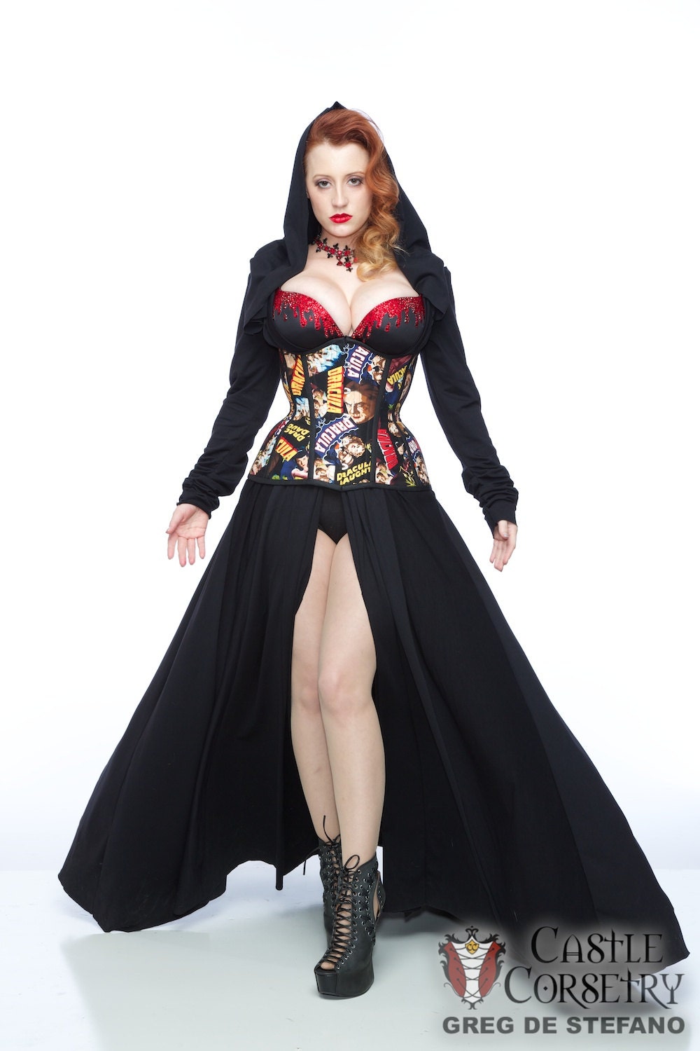 Dracula długa linia gorset