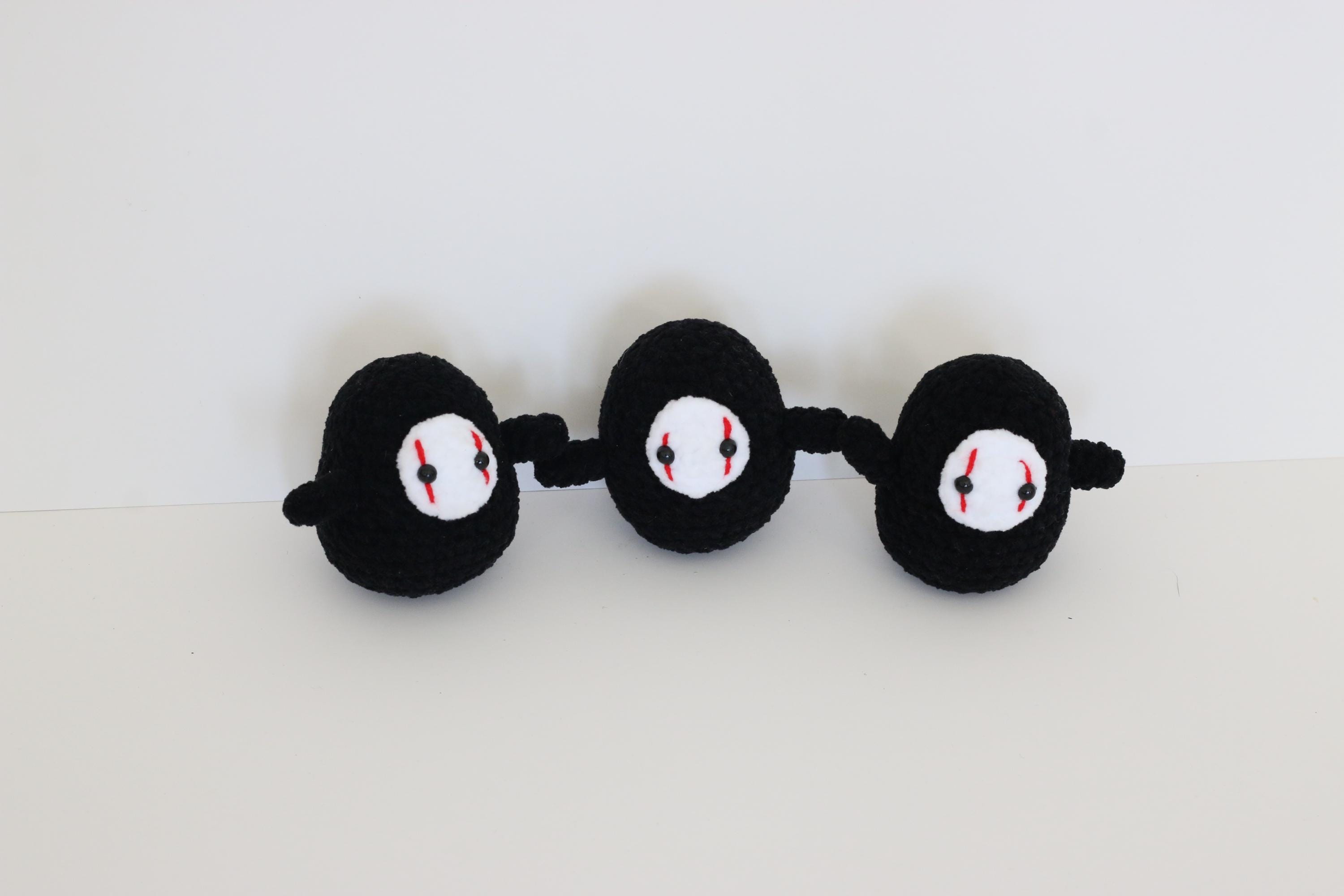 Spirited Away No Face Crochet, Kaonashi, Ghibli Studio, Handmade ...