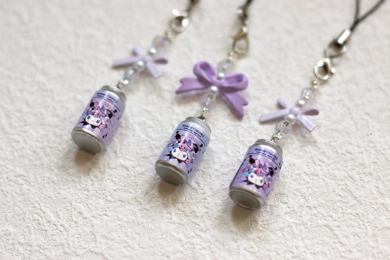 MochiMochiCuteShop Kuromi Phone Charm - Thumbnail 5