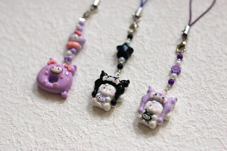 MochiMochiCuteShop Kuromi Phone Charm