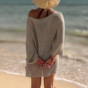 Star of the Sea Beach Cover-Up Crochet Pattern