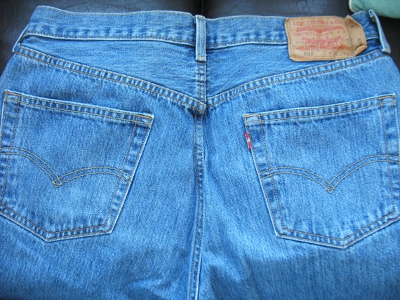 LEVIS 501 Buttonfly Jeans Denim Med 