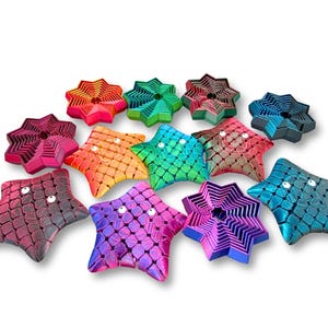 Zwei Fidget Toys Bundle: Gelenk Seestern und Stern Spielzeug, Stressabbau