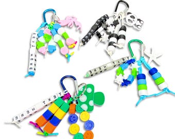 Personalisierter Name Schlüsselanhänger: Taschenanhänger