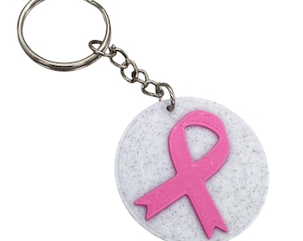 Portachiavi contro il cancro: nastro per la sensibilizzazione sul cancro al seno