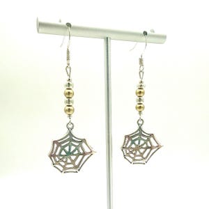 Spider Web Earrings