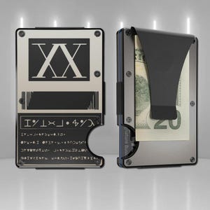 XX Engraved Metal Wallet Card Holder
