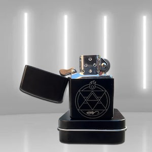 FMA Engraved Black Lighter
