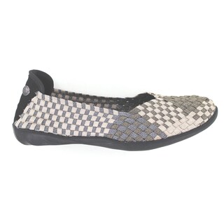 Bernie Mev Catwalk Flat Argento - Scarpe Donna Con Memory Foam E Tomaia Elasticizzata