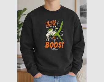 Boos Frog Shirt, Funny Halloween T-Shirt, Sweatshirt or Hoodie