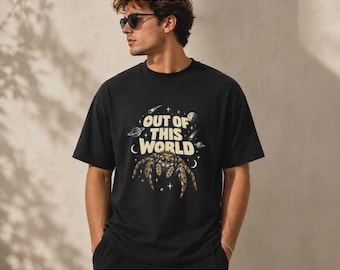cosmic spider design Out of This World Cosmic Spider T-Shirt