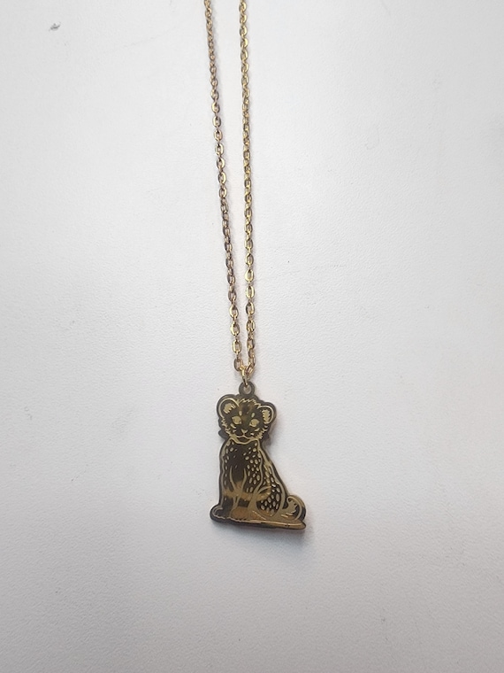 24金×18金】999ゴールド 猫デザイン金 ネックレスペンダント チャーム