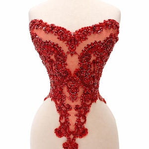 Red Corset Dress - Etsy