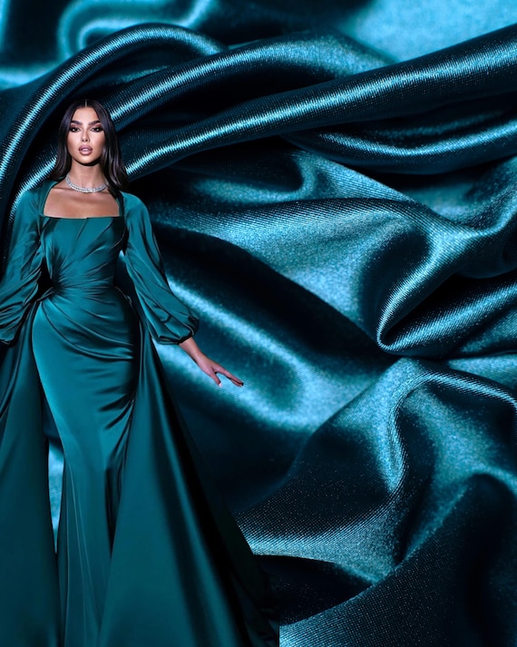 Teal Shiny Spandex Fabric by the Yard  4 Way Stretch Christmas Fabric for  Dancewear, Prom Dresses, Costumes, Holiday Gowns and DIY Projects - Etsy  Israel