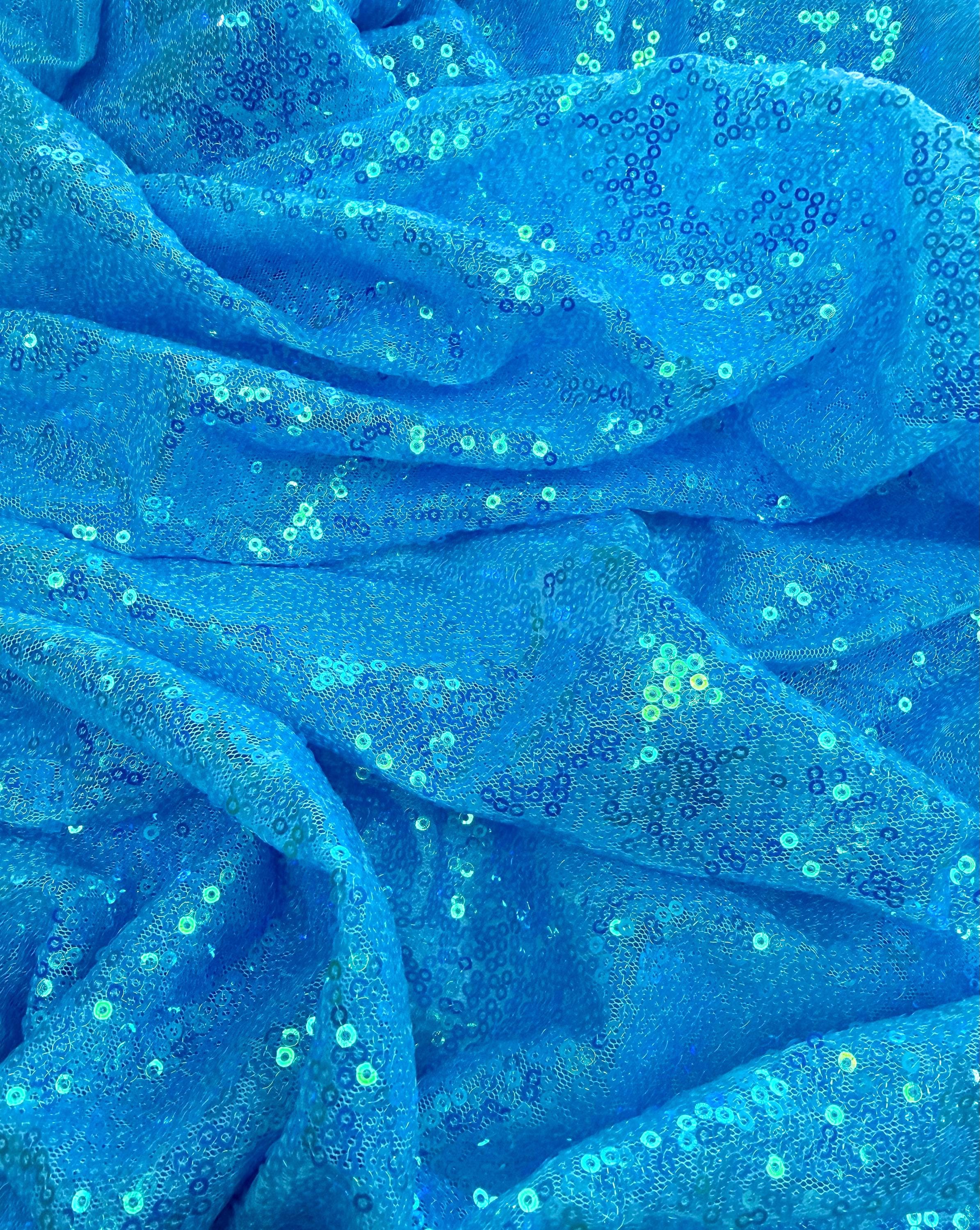 Blue and Green Sequin Dress - Etsy